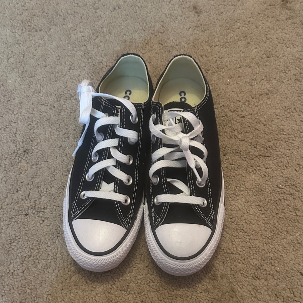 Kids Black and White Sneakers